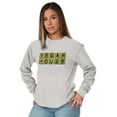thumbnail image 4 of Vegan Waffle House Funny Sarcastic Long Sleeve TShirt Men Women Brisco Brands M, 4 of 6