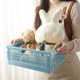 thumbnail image 1 of Folding Home Desktop Storage Basket Office Storage Plastic Box Space Saving Multifunctional Storage Basket, 1 of 6