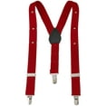 thumbnail image 2 of Hold'em Bow Tie Set, Baby Pre-Tied Bow Tie, 1' Suspender for Toddler Kids - Studed Red, 2 of 4