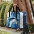 thumbnail image 3 of ZIATUBLE Marble Stripes Sewing Machine Tote Bag Large Capacity Sewing Machine Cases Stain Resistant Carry Case with Storage Pockets and Handles Easy to Clean Sewing Thread Case, 3 of 7