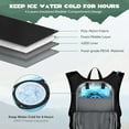 thumbnail image 5 of Maelstrom Hydration Backpack, Hiking Backpack with 2L/3L Water Bladder, High Flow Bite Valve Water Backpack Lightweight, 5 of 8