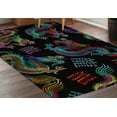 thumbnail image 4 of Dragon Rugs, Japanese Rug, Abstract Rugs, Modern Rug, Machine Washable Rug, Small Rug, Door Mat, Accent Rug, Customs Rug, Living Room Rug, 3.3'x6.5' - 100x200 cm, 4 of 4