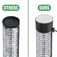 thumbnail image 4 of 2 Pcs Grow Tents Vent Cover Plant Grow Tent Vent Mesh Cover with Drawstring, 4 of 10