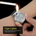 thumbnail image 5 of Cigarette Cigar Lighter Watch Quartz Watch Refillable Butane Lighter Watch Black, 5 of 5