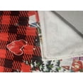 thumbnail image 7 of YELEE Meaningful Gifts for Christmas Snowman Christmas Tree Checkered Print Blanket Softness Thorw Unique Present for Xmas Family Party 50"x60", 7 of 7