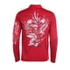 thumbnail image 2 of Camisa De Manga Larga Solapa Slim Eagle Printing Casual Men Shirt (Vino Rojo) (Xxl)-182202.12 Likrtyny Caballero, 2 of 7