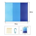 thumbnail image 6 of Beach Blanket Waterproof Sandproof Beach Mat 79" X 83" for 2-5 Adults Quick Drying Outdoor Picnic Mat Beach Accessories for Travel, Camping, Hiking, 6 of 6