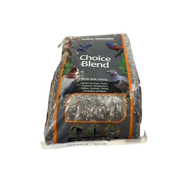 Valley Splendor Choice Blend Bird Seed, 40 Pounds