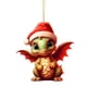 thumbnail image 2 of Adorno navideño colgante de acrílico para bebé, adorno navideño para árbol de Navidad, 2 of 3