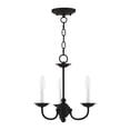 thumbnail image 3 of Livex Lighting Home Basics Mini Chandelier in Black, 3 of 10