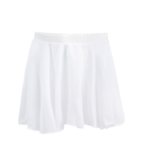 Ballet Waistband Leotard Chiffon Skirt Ballet Chiffon Wrap Skirt Girls Ballet Chiffon Wrap Skirts Dance Skirt for Toddlers Kids