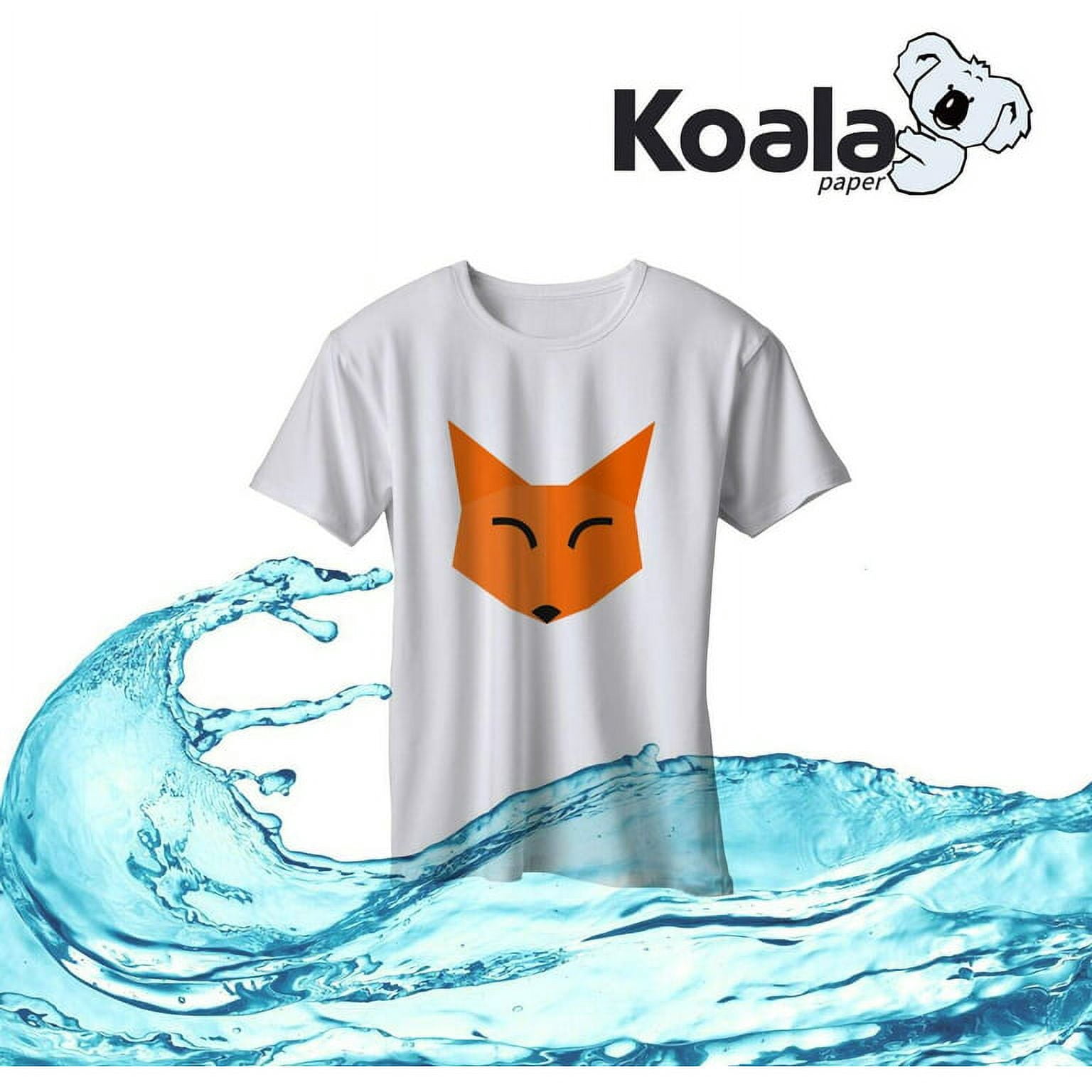 KOALA T-shirts Transfer Paper for Dark + Light Fabrics, 30 Sheets  Mixed Printable Heat Transfer Vinyl Paper for Inkjet Printers, Iron-on Transfer Paper 8.5x11