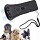 thumbnail image 1 of Dispositivo de control de ladridos para perros de doble canal portátil ultrasónico 3 en 1 para entrenamiento de perros, 1 of 5
