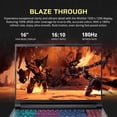 thumbnail image 3 of Acer Nitro V 16" Ordinateur Portable de Jeu PC AI – Intel Core 7 240H, 32 Go DDR5, 1 To SSD, GeForce RTX 5060, Écran WUXGA 180Hz, Clavier Rétroéclairé, Thunderbolt 4, Wi‐Fi 6E, Windows 11 Famille, 3 of 8