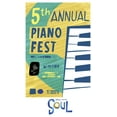thumbnail image 2 of Boy's Soul 5th Piano Fest Poster  Graphic Tee White Small, 2 of 5