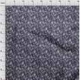 thumbnail image 4 of oneOone Silk Tabby Blue Fabric Batik Sewing Material Print Fabric By The Yard 42 Inch Wide, 4 of 5