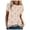 Beige, variant on Womens Cactus Graphic Print Tee Casual Loose Fit Summer Short Sleeve T Shirts Fashion Crewneck Stylish Pullover Clothing