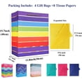 thumbnail image 5 of 15.7" Paper Gift Bags with Tissue Paper, Extra Large Gift Bags with Handles, Birthday Bags Medium Size, Rainbow Bag Large Size, Medium Birthday Wrap Bag Set for Kids, 5 of 17