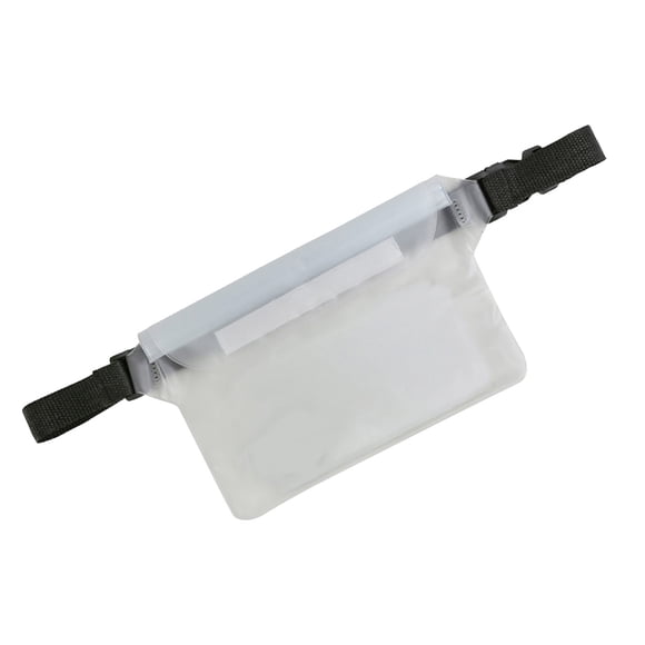 Bolsa con correa ajustable para la cintura, bolsa seca que mantiene seguros los teléfonos celulares y objetos de valor, ideal para kayak, playa, camping y natación. Embalaje para teléfono celular.
