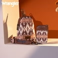 thumbnail image 4 of Wrangler Aztec Crossbody Sling Bags for Women Wallet Set,Light Coffee, 4 of 7