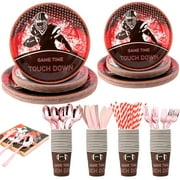 Football Party Tableware Set Disposable 200PCS