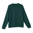 thumbnail image 5 of GrmtClth Mens Crew Neck Sweaters Big and Tall Knitted Sweaters Classic Casual Soft Comfy Long Sleeve Pullover Dark Green 3XL, 5 of 6