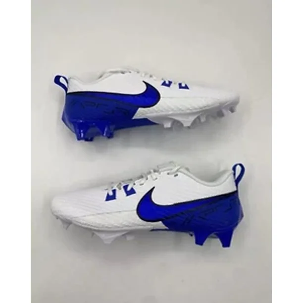 Nike Vapor Edge Speed 360 2 White Blue Football Cleats  display picture 2