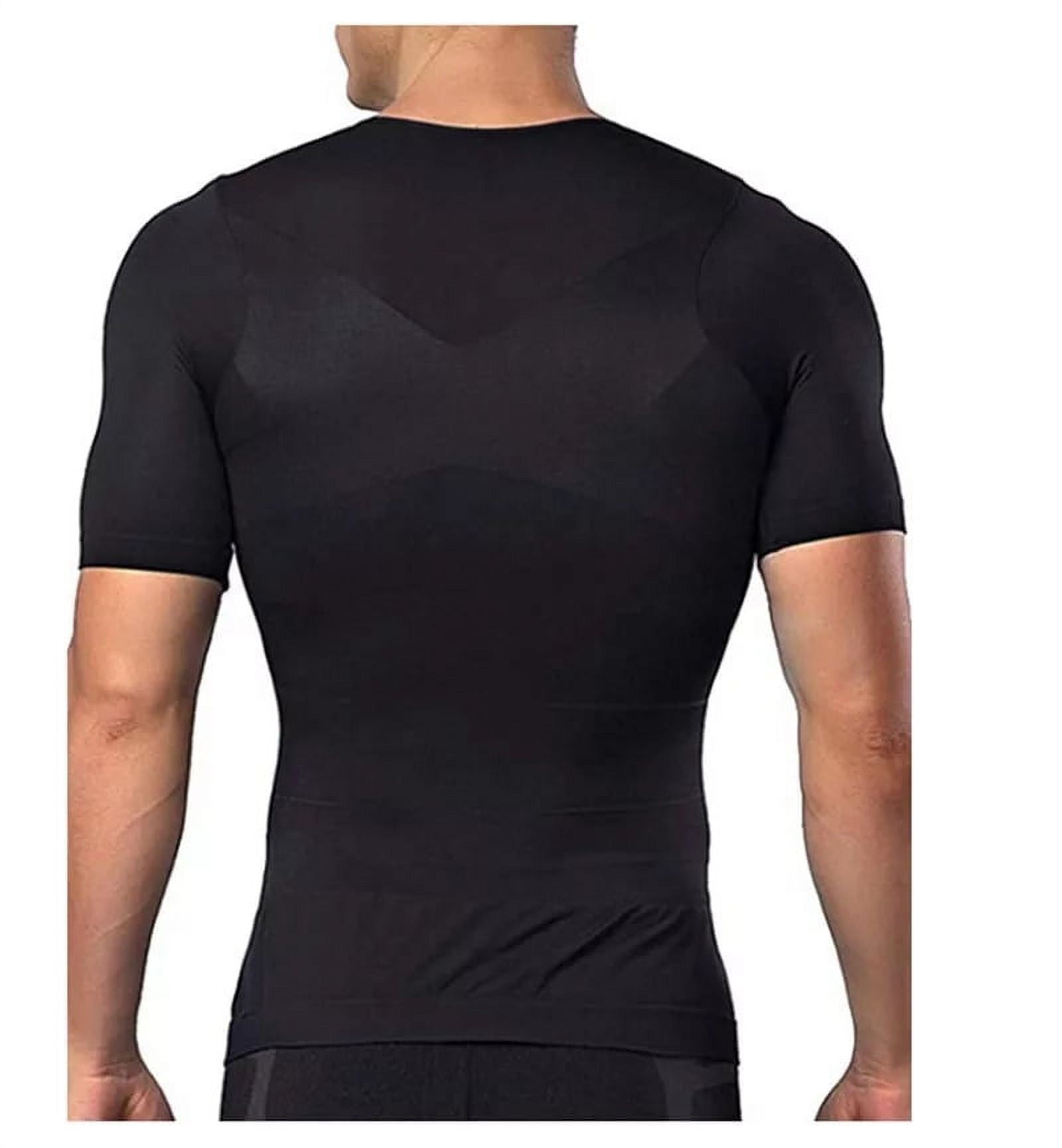  Sculpt Core – Men's Body Shaper, Men's Shaping Tummy Shirt,  Compression Ion Shaping Shirt, Compression Base Men's (Color : Black, Size  : Large) : Clothing, Shoes & Jewelry