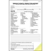 Detailed Drivers Vehicle Inspection Report 25-pk. - Book Format, 2-Ply Carbonless, 5.5 x 8.5, 31 Sets of Forms Per DVIR Book