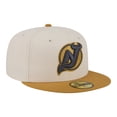 thumbnail image 3 of Men's New Era  Cream/Tan New Jersey Devils Colorpack Two-Tone 59FIFTY Fitted Hat, 3 of 5