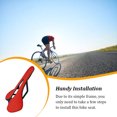 thumbnail image 1 of Bikes Saddle Multicolored Craftsmanship Hollow Racing Road Design Biking Accessories Cycling Pad Leather Cushion Shockproof Replaced Part Red, 1 of 7