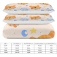 thumbnail image 2 of HAHDAXIA Cute Dog Pattern Bedding Solid Comforter Set for All Seasons,3 Pieces(1 Comforter+2 Pillowcases),Soft Microfiber Bedding Set Full(79"x90"), 2 of 7