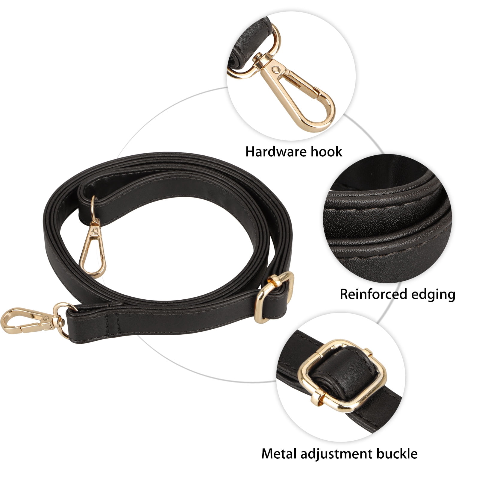 Leather Adjustable Shoulder Bag Strap 