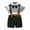 Black, variant on CARETOO Baby Boy Clothes Suits Infant Gentleman Outfits Suspender Pants Wedding Set 0-18 Months 3pcs