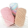 thumbnail image 2 of 250g Chunky Crochet Yarn For Hand Knitting Thick Chenille Puffy Wool Baby Warm Soft Cotton Polyester Thread For Scraf Slippers, 2 of 6