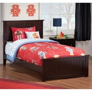 Leo & Lacey Twin Panel Bed in Espresso
