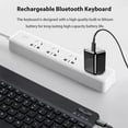 thumbnail image 3 of Mini Bluetooth Wireless Keyboard For Android IOS Windows Spanish Russian Arabic Keyboard And Mouse Ipad Keyboard Ipad Accessorie, 3 of 10