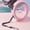 Light Pink Color, variant on One 2.5-meter Retractable Leash with a Circular Ring, One-click Lock, and Free Adjustable Length. A Hand-loop Style Lead Suitable for Taking Small Dogs for Walks