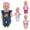 3Pcs Little One Doll Outfits Under $5 a1, variant on RRJ Doll Clothes For 14-18 Inch Dolls, Little One Doll Outfits And Fashion Accessories, Dress Up Costume ForGirlDolls, Birthday Gift ForKids, 18 Inch 16 Inch Doll Doll Clothes