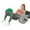 Medium-BK Hip Thrust Bench/Barbell/Colored Plates, variant on 7FT Olympic Barbell, Weight Bar with Knurled Grip, 1000lb Capacity Strength Training Deadlift Bar for Squat, Weightlifting, Bench Press, Fits 2-inch Standard Weight Plates