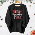thumbnail image 2 of WEAIXIMIUNG Sweat à Demi-Zip pour Femmes, Mode de Noël, Manches Longues, Col Rond, 2 of 5