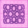 thumbnail image 1 of Ahgly Company Indoor Square Oriental Pink Traditional Area Rugs, 8' Square, 1 of 4
