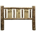 thumbnail image 2 of Glacier Country Collection King Headboard w/ Laser Engraved Moose Design, 2 of 5
