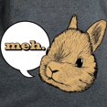 thumbnail image 3 of CafePress - Rabbit Meh Women's Classic T Shirt - Women's Traditional Fit Dark T-Shirt, 3 of 4
