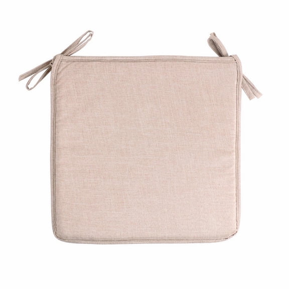 Bizhua Cushion Garden Chair Pads Seat Cushion with Ties for Dining Chairs Kitchen Dining Chair Seat Cushions Chair Pads Seat Pads for Indoor Outdoor Living Room Home, 2* Seat Cushion