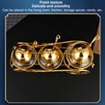 thumbnail image 4 of Sugar Jar, Glass Alloy 3 Piece Set Sugar Bowl Exquisite  for Restaurants, 4 of 7