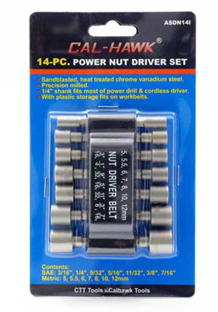 3/8 x 6 Magnetic Nut Setter Cal Hawk Tools 10-pc 3/8 x 6 Magnetic Nut Setter Cal Hawk Tools 10-pc
