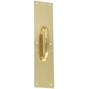 N207-886 V1984 Pull Plate in Brass, Authorized Replacement for Stanley Hardware Stock #N207-886 By National Hardware
