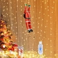 thumbnail image 2 of Resistente Al Agua De 24 Pulgadas, Muñeco De Papá Noel, Adornos Para Árboles De Navidad, Escalera De Escalada De Papá Noel Para Interiores O Exteriores Yuarrent HA046384-02, 2 of 6