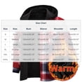 thumbnail image 3 of Men'S Plaid Flannel Shirt Jacket With Hood Long Sleeve Jacket Quilt Lined Hooded With Button Down Winter Coat, 3 of 4